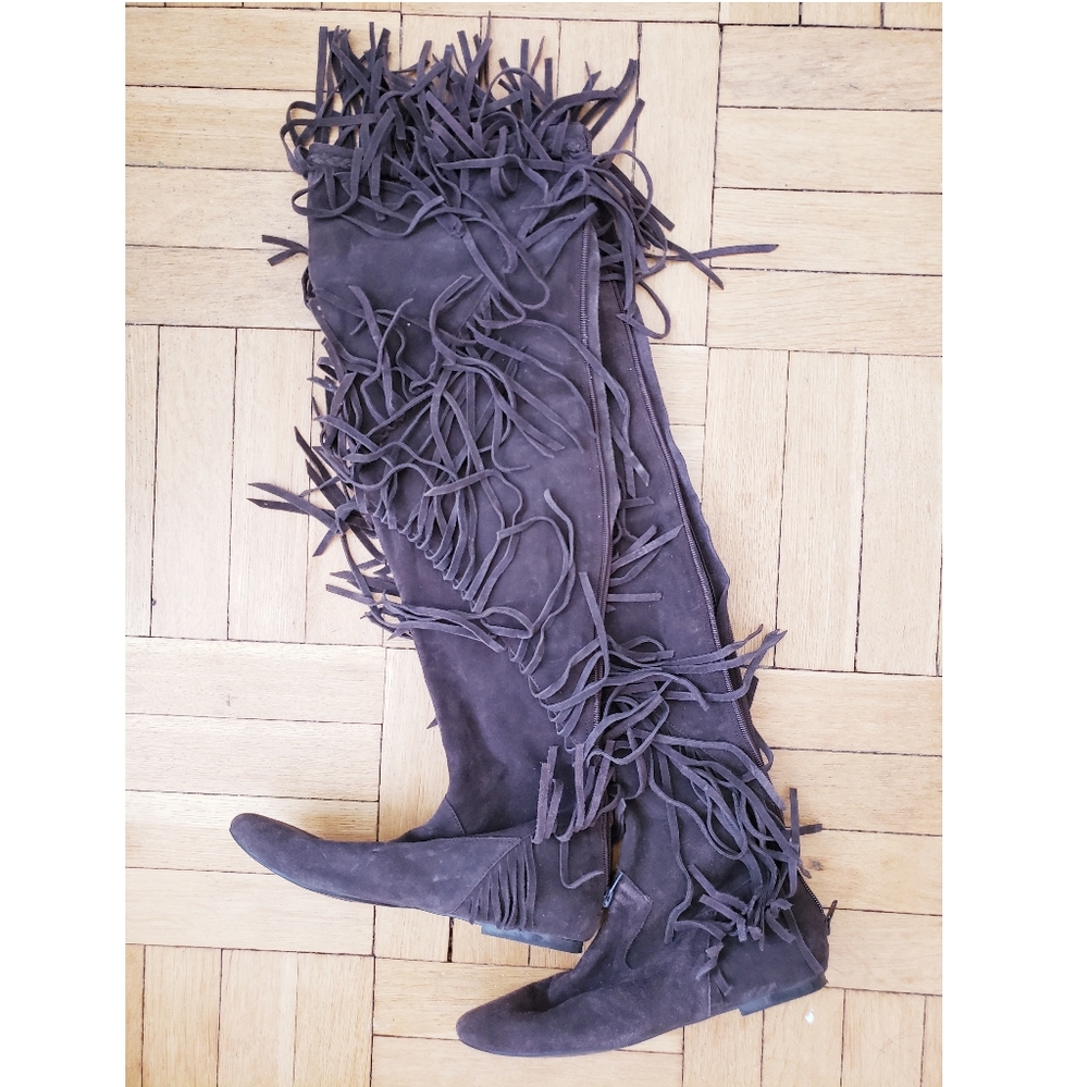 Sam Edelman, size 8, brown Festival boots